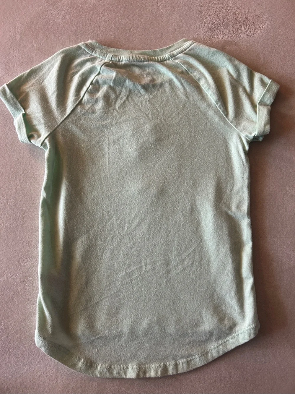 Cat & Jack Mint Green Short Sleeve Sequin Cactus Tee